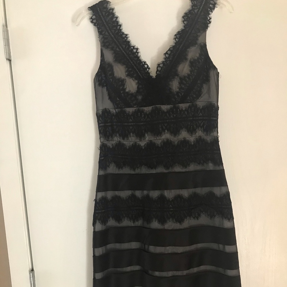 Evening out, wedding, party dress. Lace and satin